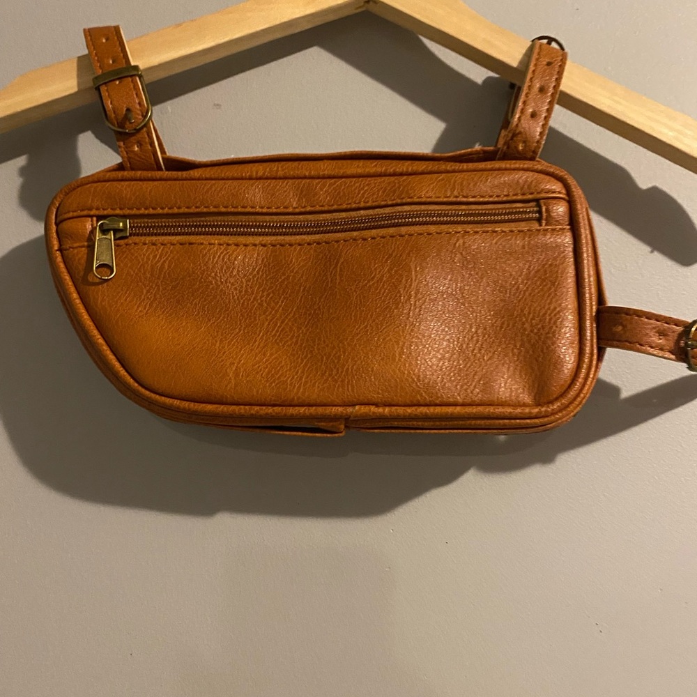 Tan Leather bikes Bag
